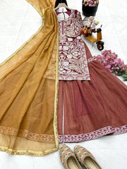 Party-wear Georgette Sequence Georgette Work Suit