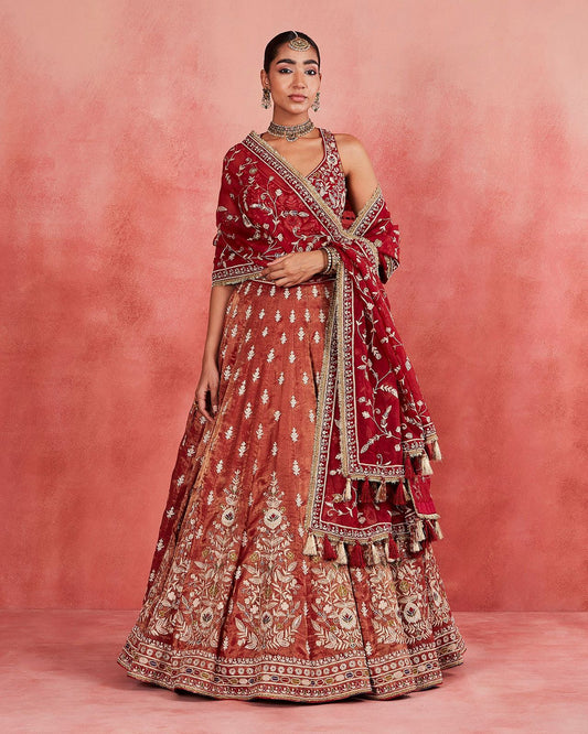 Designer Rolex Silk Embroidery Sequence Work Lehenga Choli