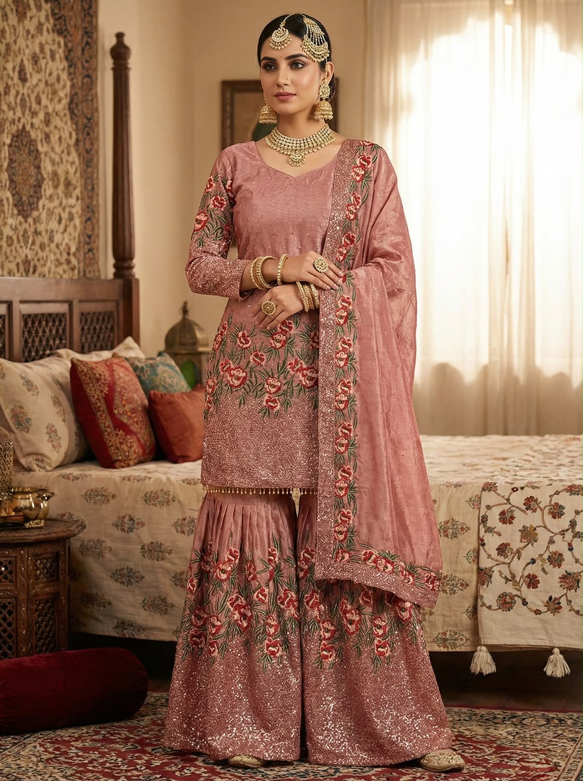 Designe4r Fendy Silk Embroidery sequence Work Lehenga Choli