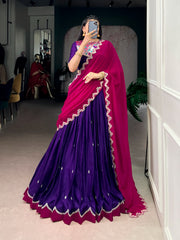 Beautiful Naysha Silk Sequence & Thread Embroidery Work Lehenga Choli