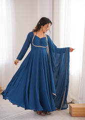 Festive Special Georgette Fancy Designer Anarkali Gown