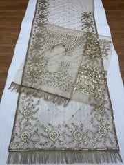 Trending Butterfly Net Embroidery Work Saree