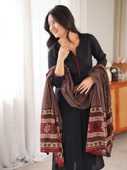 Beautiful Rayon Silk Kurti & Pant With Digital Printed Dupatta