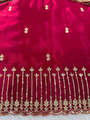 Elegant Ethnic Jimmy choo Thread With Sequence Work Suit
