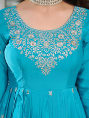 Beautiful American Silk Thread With Sequence Work Gown