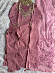 Beautiful Embroidery Work  Salwar Suit