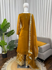 Party-wear Jimmy Choo Thread With Sequence Work Salwar Suit