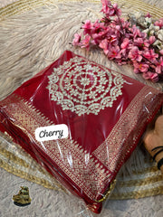 Beautiful Dola Viscose Weaving Rich Look Saree