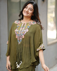 Trendy Three Piece Indo Western Co-ord Set