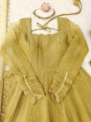 Festive Special Salsa Silk Elegant Gown