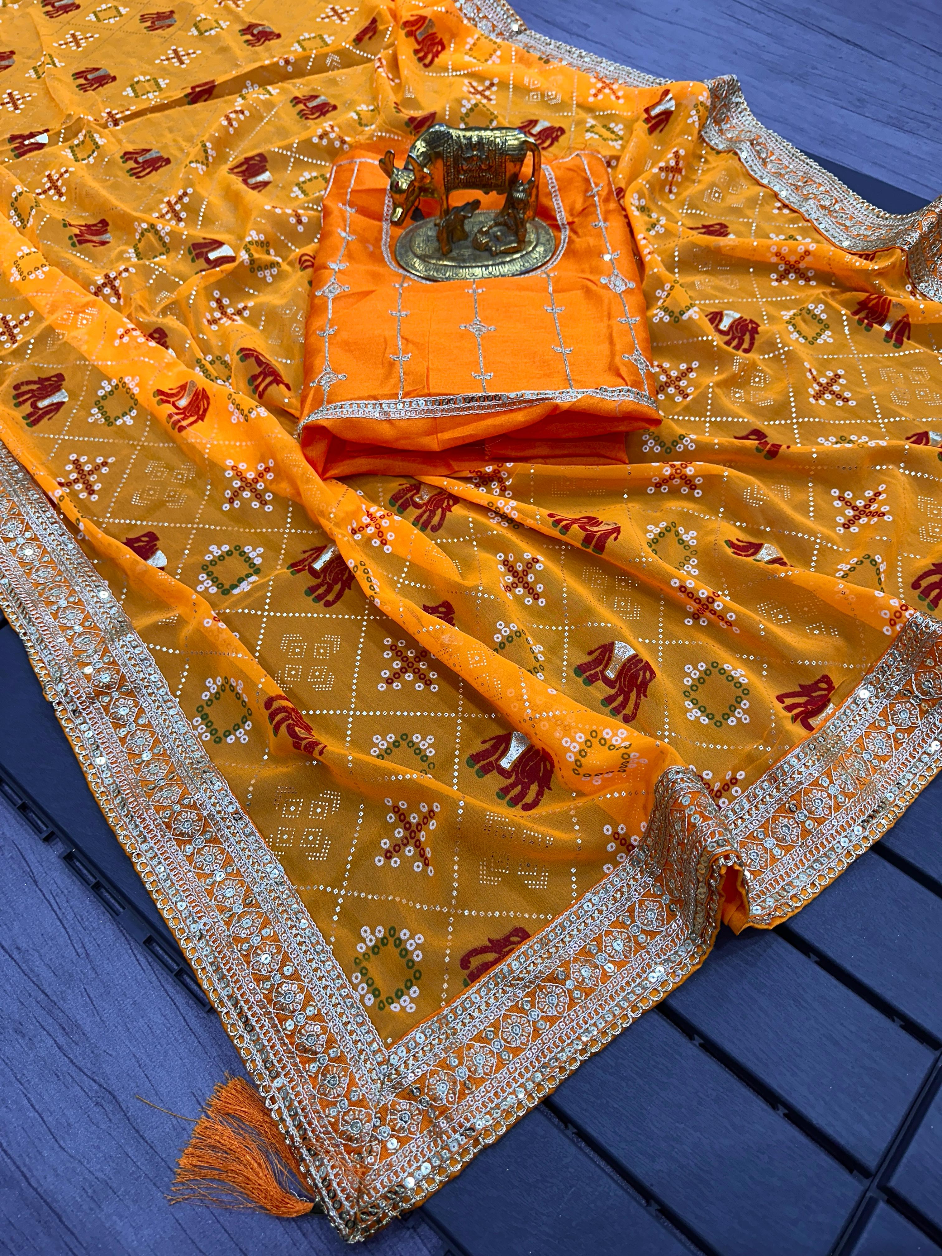 Wedding Special Beautiful Heavy Kolkata Blooming Silk Saree