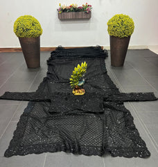 Bollywood Blockbuster Black Beautiful Designer Saree