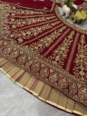 Festival Special Georgette Embroidery Sequence With Real Mirror Work Lehenga Choli