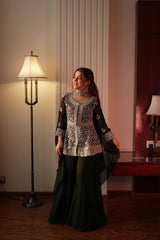 Festive Special Georgette Embroidery Sequence Work Salwar Suit
