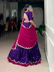 Beautiful Naysha Silk Sequence & Thread Embroidery Work Lehenga Choli