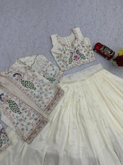 Beautiful Vichita Silk Sequence Work Lehenga choli