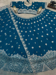 Party-wear Designer Georgette Embroidery With Sequence Work Lehenga Choli
