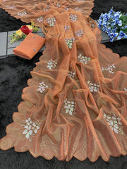 Jimmy Choo Trending Sequence Embroidery Work Saree