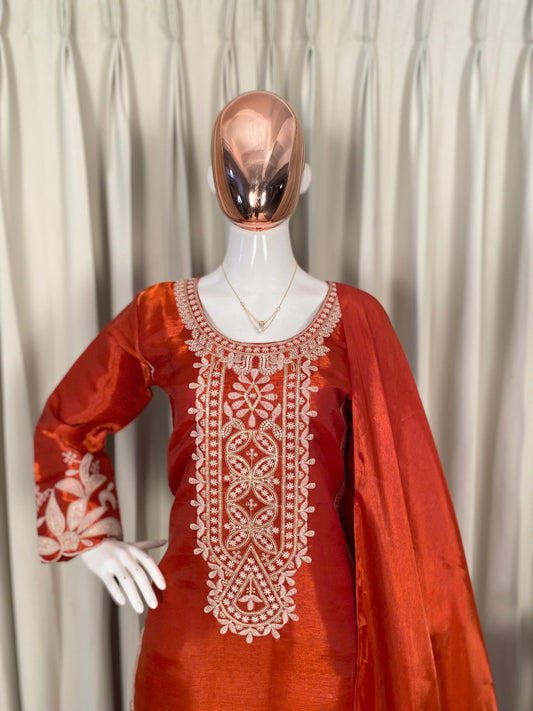 Designer Jimmy Choo Sequence Embroidery Work Sarara