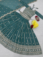 Beautiful Festival Georgette Sequence Work Lehenga Choli