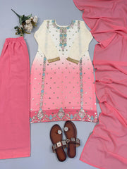 Beautiful Georgette Embroidery Sequence Work Suit