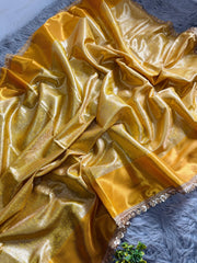 South Indian Special Soft Silk Banarsi Hand-loom Work Saree