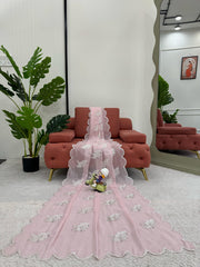 Pretty Pink Jimmy Choo Beautiful Designer Saree