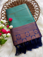 Beautiful Kubera Pattu kanjivaram Pure Zari Silk Saree