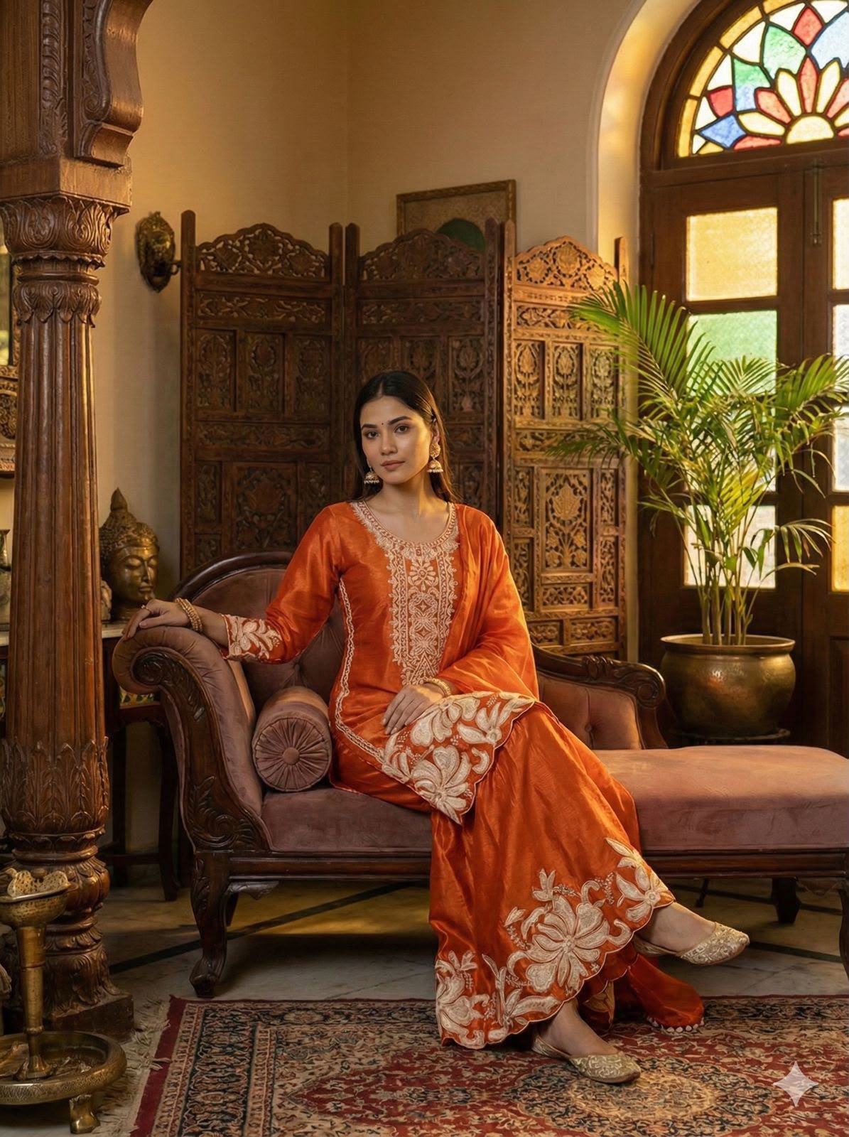 Wedding Special Outfit Jimmy Choo Sequence Embroidery Work Sharara
