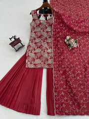 Festive Special Simmer Silk Thread & Sequence Work Sharara