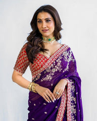 Beautiful Bollywood Soft Rangoli Blooming Silk Saree