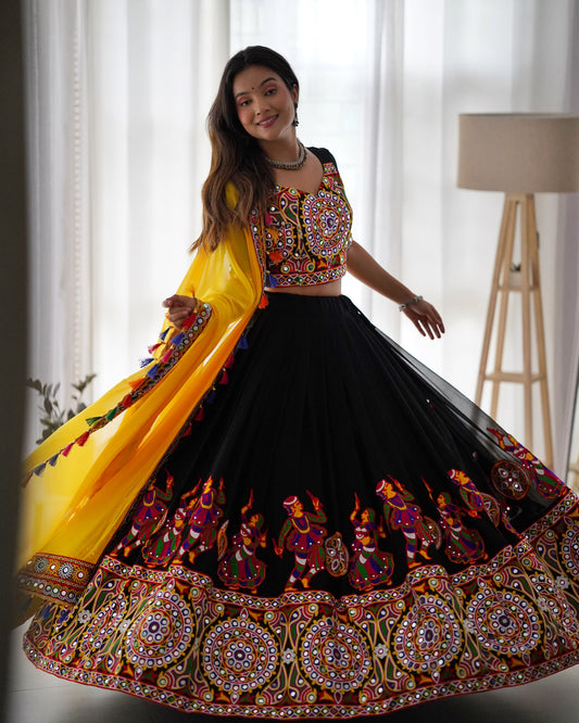 Navratri Special Original Mirror Work Lehenga Choli