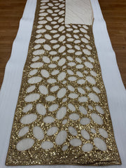 Bollywood Style Butterfly Net Sequence Embroidery Work Saree