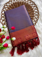 Beautiful Kubera Pattu kanjivaram Pure Zari Silk Saree