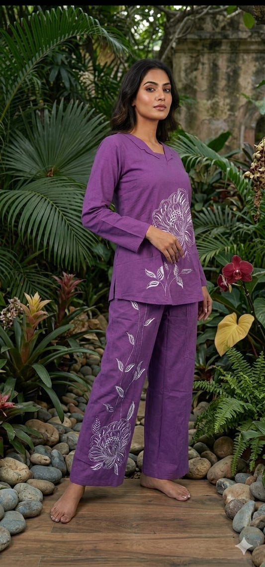 Beautiful & Comfortable Dabu Cotton Designer Co-ord Set