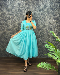 Festival Special Pure Soft Kota Doriya Gown