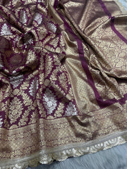 Beautiful Nita Ambani Inspired Banarsi Katan Silk Saree