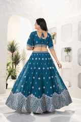 Charming Georgette Sequence & Embroidery Work Lehenga Choli