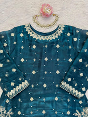 Elegant Ethnic Wear Gmy Silk Pearl work Suit