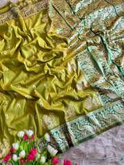 Royal Peshwai Bomkai Paithani Intricate Golden Peacock Motifs Designer Saree