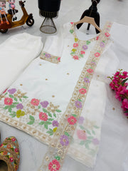 Party-wear Jimmy Choo Bits Embroidery Sequence Coding Sharara