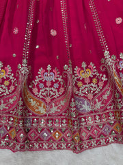 Beautiful Georgette Thread & Sequence Work Lehenga Choli