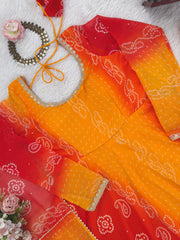 Festive Special Georgette Digital Printed Gown