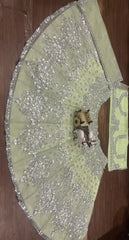 Wedding Special Butterfly Net Foil Mirror Sequence Work Lehenga Choli