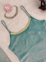 Party-wear Fendy Silk Thread With Sequence Work Sharara