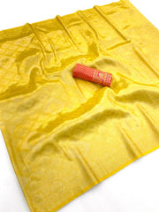 Traditional Kanjivaram Silk All-Over Zari Weaving Saree