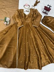 Party-wear Jimmy Choo Thread Work Gown