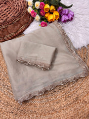 Designer Pure Star Georgette Work Saree
