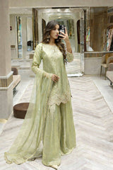 Designer Fandy Silk Embroidery Sequence Work Suit