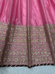 Beautiful Chinon Silk Thread With Sequence Work Gown